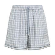 Blauwe Quad Shorts voor Mannen Amiri , Blue , Heren