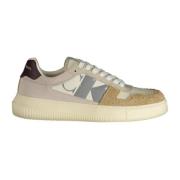 Sportieve Beige Sneakers met Contrastdetails Calvin Klein , Multicolor...