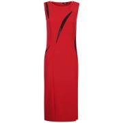 Rode Jurk voor Vrouwen Aw24 Just Cavalli , Red , Dames