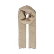 Beige Freewear Sjaal Doeskin Ichi , Beige , Dames