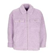 Paarse Sherpa Teddybeerjas Vrouwen Obey , Purple , Dames