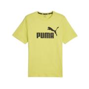 Moderne Sport Cat Logo Gele T-shirt Puma , Yellow , Heren