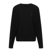 Sweatshirt Raven AllSaints , Black , Heren