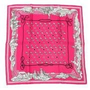 Pre-owned Silk scarves Hermès Vintage , Pink , Dames