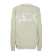 Groene Sweatshirt K. Griffey Stijl Ball , Beige , Dames