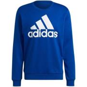 Blauwe Sweatshirt T-shirt Adidas , Blue , Heren