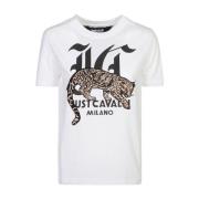 Witte T-shirts & Polo's voor vrouwen Just Cavalli , White , Dames