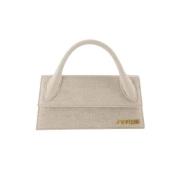 Fabric handbags Jacquemus , Beige , Dames