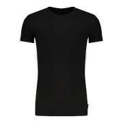 Zwarte Heren T-Shirt met Korte Mouwen Gaudi , Black , Heren