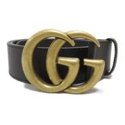 Pre-owned Leather belts Gucci Vintage , Brown , Dames