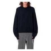 Navy Fisherman Gebreide kleding Aw24 Studio Nicholson , Blue , Heren