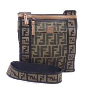 Pre-owned Nylon fendi-bags Fendi Vintage , Brown , Dames