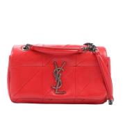 Pre-owned Leather handbags Yves Saint Laurent Vintage , Red , Dames