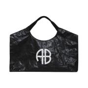 Gerecyclede Drew Sport Tote Anine Bing , Black , Dames