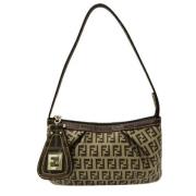 Pre-owned Plastic fendi-bags Fendi Vintage , Brown , Dames