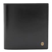 Pre-owned Leather wallets Cartier Vintage , Black , Heren