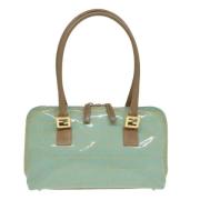 Pre-owned Leather fendi-bags Fendi Vintage , Green , Dames