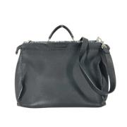 Pre-owned Leather fendi-bags Fendi Vintage , Black , Dames