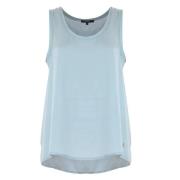 Minimalistische Ronde Hals Vest Top Kocca , Green , Dames