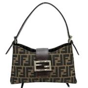 Pre-owned Leather fendi-bags Fendi Vintage , Brown , Dames