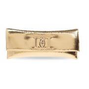 Clutch met logo Dsquared2 , Yellow , Dames