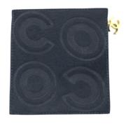 Pre-owned Leather wallets Chanel Vintage , Black , Dames