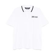 Witte T-shirts en Polos ***cv Just Cavalli , White , Heren