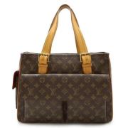 Pre-owned Fabric louis-vuitton-bags Louis Vuitton Vintage , Brown , Da...