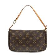 Pre-owned Canvas handbags Louis Vuitton Vintage , Brown , Dames