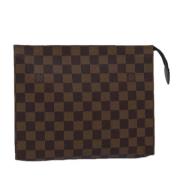 Pre-owned Canvas pouches Louis Vuitton Vintage , Brown , Dames