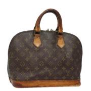 Pre-owned Canvas handbags Louis Vuitton Vintage , Brown , Dames