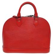 Pre-owned Leather louis-vuitton-bags Louis Vuitton Vintage , Red , Dam...