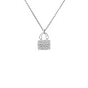 Pre-owned White Gold necklaces Hermès Vintage , Gray , Dames