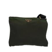 Pre-owned Fabric prada-bags Prada Vintage , Green , Dames