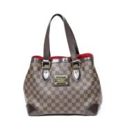 Pre-owned Canvas handbags Louis Vuitton Vintage , Brown , Dames