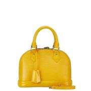 Pre-owned Leather louis-vuitton-bags Louis Vuitton Vintage , Yellow , ...