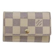 Pre-owned Canvas wallets Louis Vuitton Vintage , Gray , Dames