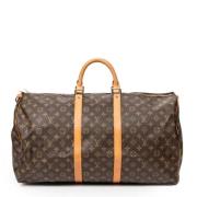 Pre-owned Coated canvas handbags Louis Vuitton Vintage , Brown , Dames