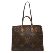 Pre-owned Fabric louis-vuitton-bags Louis Vuitton Vintage , Brown , Da...