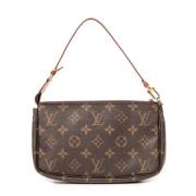 Pre-owned Canvas handbags Louis Vuitton Vintage , Brown , Dames