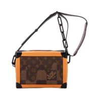 Pre-owned Canvas handbags Louis Vuitton Vintage , Brown , Dames