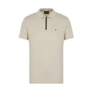 Slim Fit Reis Essentieel Polo Emporio Armani , Beige , Heren