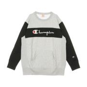 Kleur Blok Kangoeroezak Sweatshirt Champion , Gray , Heren