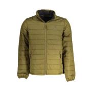 Groene Polyester Jas Timberland , Green , Heren