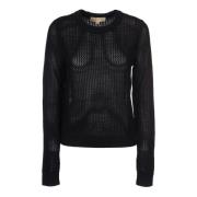 Zwarte Sweater Collectie Michael Kors , Black , Dames