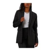 Elegante Loose Blazer voor Vrouwen Moss Copenhagen , Black , Dames