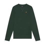 Crew Neck Sweatshirt Mid Layers Lyle & Scott , Green , Heren