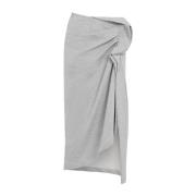 Grijze Melange Hanam Rok Dries Van Noten , Gray , Dames