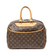 Pre-owned Canvas handbags Louis Vuitton Vintage , Brown , Dames