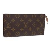 Pre-owned Canvas pouches Louis Vuitton Vintage , Brown , Dames